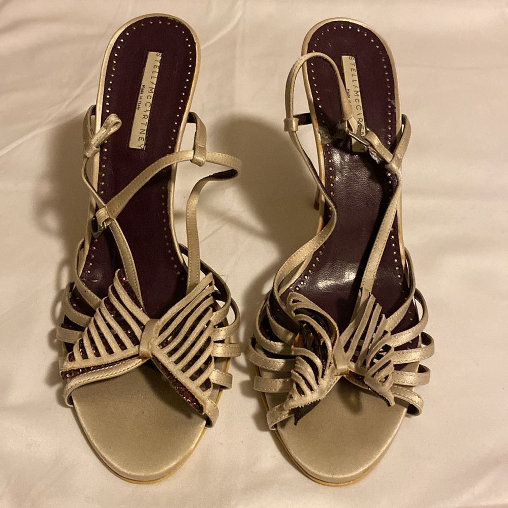 Stella McCartney strappy sandals heels size 39.5 - Picture 2 of 16